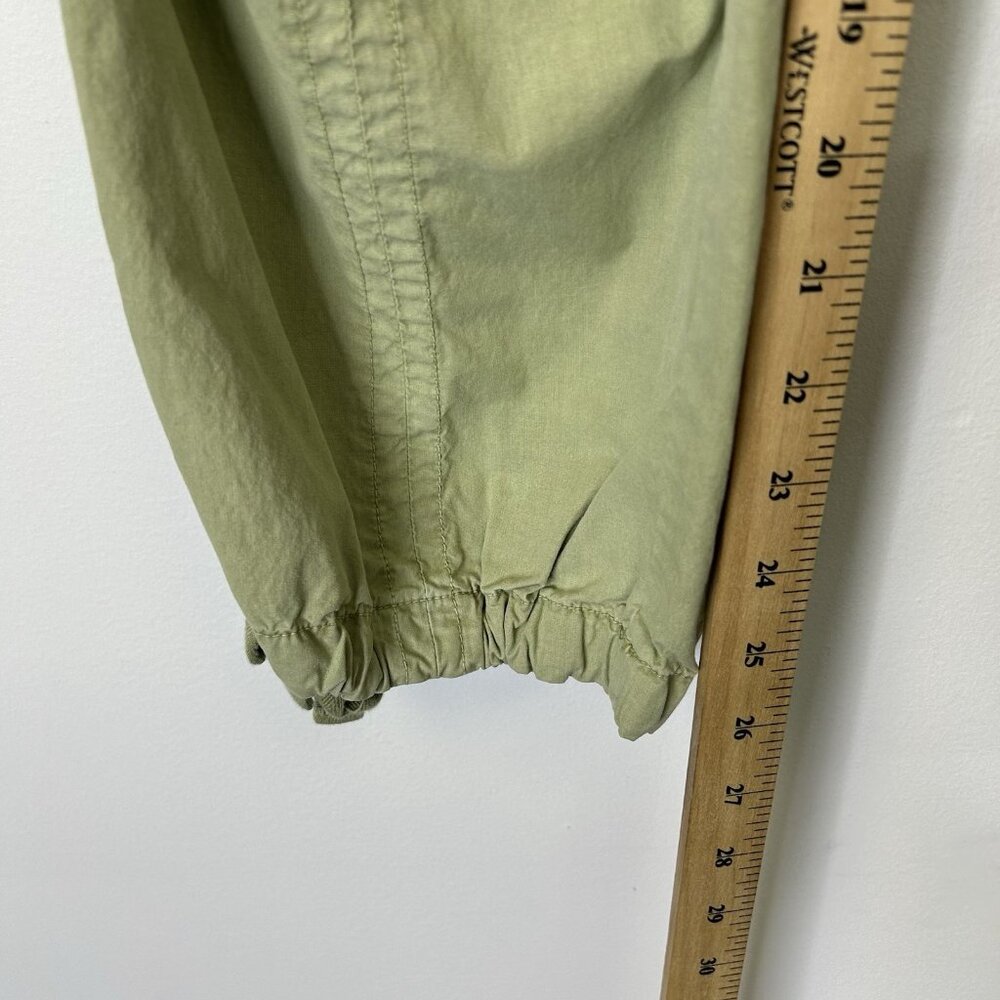 Anthropologie Cargo Joggers Pants Womens Size 26 Green Ankle - Picture 5 of 9